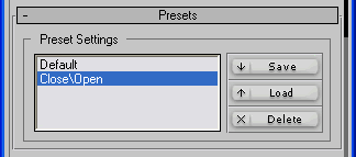 Effect Presets Rollout